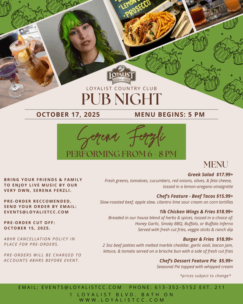 October 17 2025 Pub Night Poster